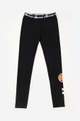 Дитячі легінси Ellesse Fabi колір чорний з принтом