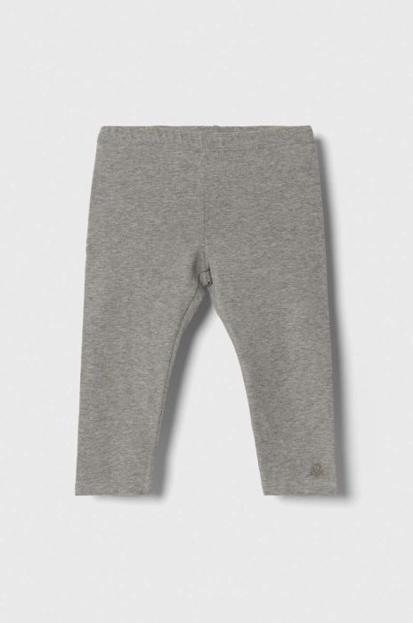 Дитячі легінси United Colors of Benetton колір сірий меланж (3393293)