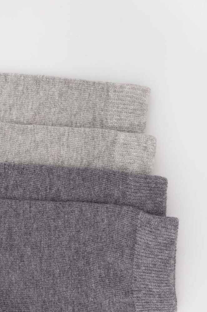 Дитячі шкарпетки United Colors of Benetton 4-pack колір сірий (3393352) фото 2