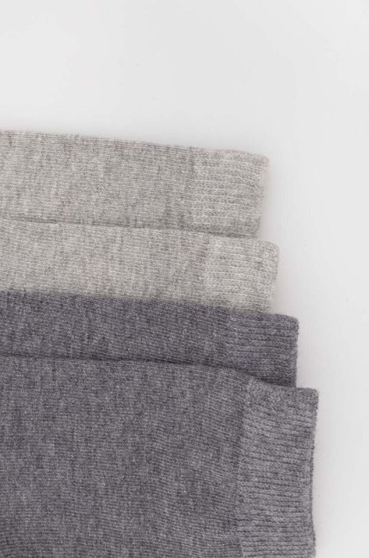 Дитячі шкарпетки United Colors of Benetton 4-pack колір сірий (3393352) фото 2