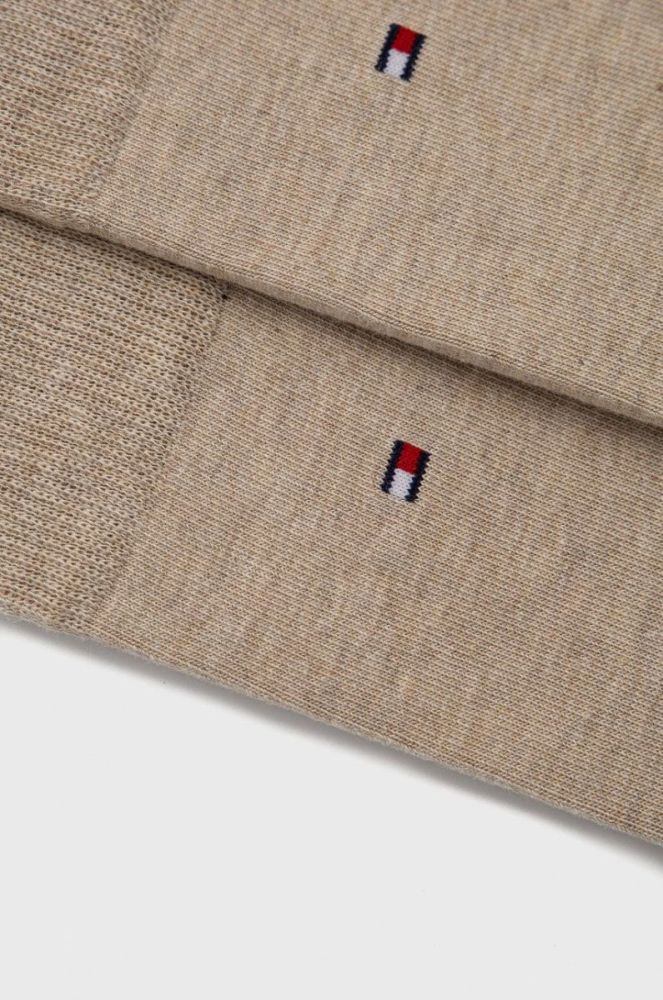 Шкарпетки Tommy Hilfiger (2-pack) чоловічі колір бежевий фото 2