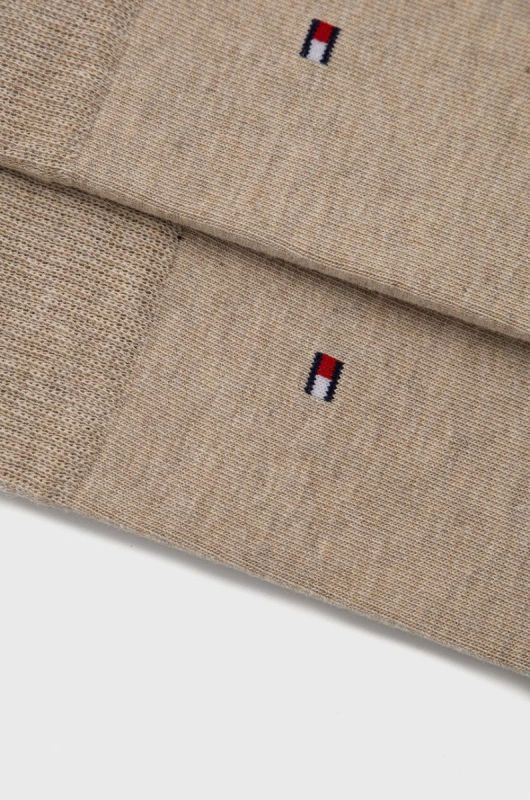 Шкарпетки Tommy Hilfiger (2-pack) чоловічі колір бежевий фото 2