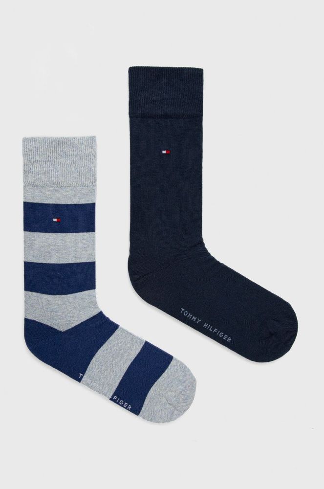 Шкарпетки Tommy Hilfiger (2-pack) чоловічі колір синій (2104852)