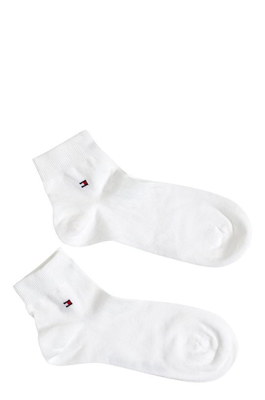 Tommy Hilfiger - Шкарпетки m?skie Quarter (2-pack) колір білий (1164302)