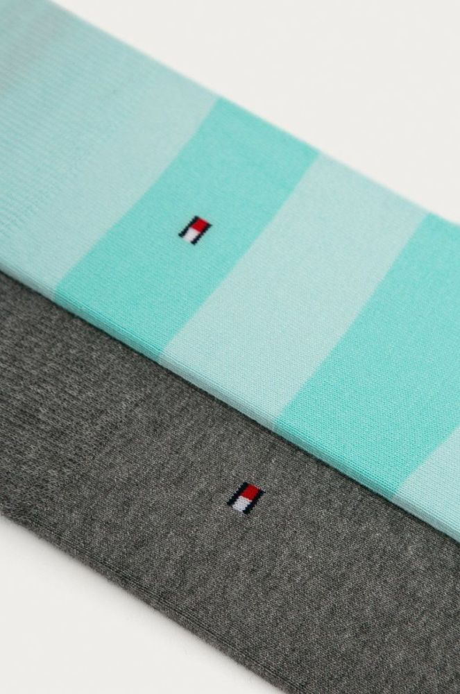 Tommy Hilfiger - Шкарпетки (2-pack) колір бірюзовий (1164362) фото 2