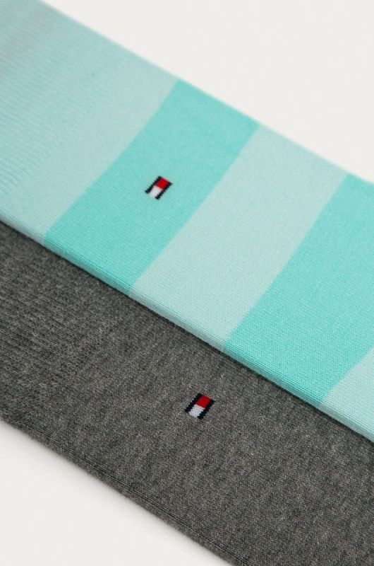 Tommy Hilfiger - Шкарпетки (2-pack) колір бірюзовий (1164362) фото 2