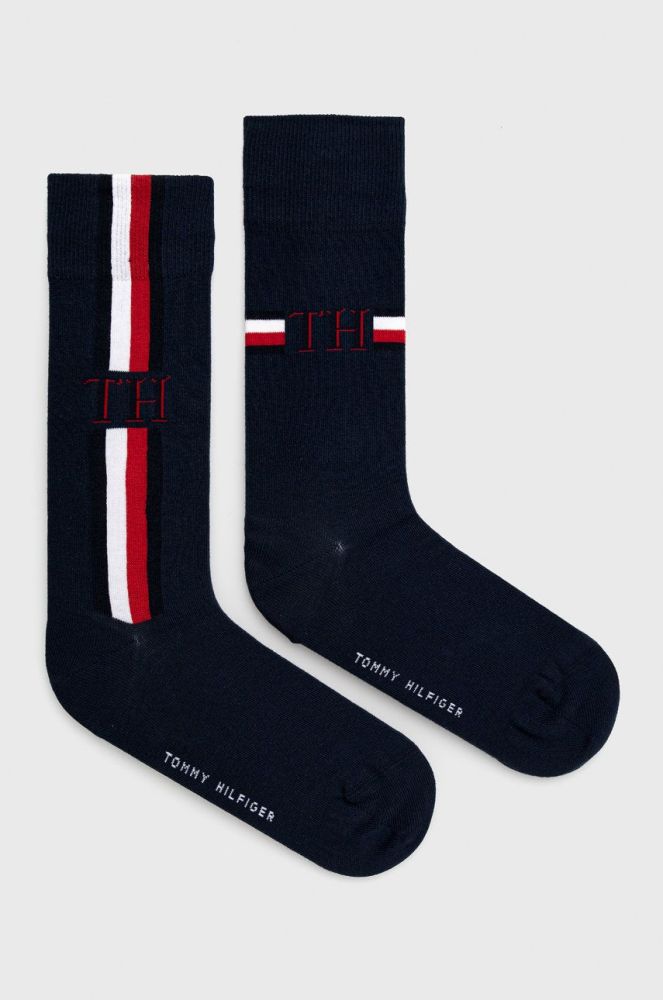 Tommy Hilfiger - Шкарпетки (2-pack) колір темно-синій (1673219)