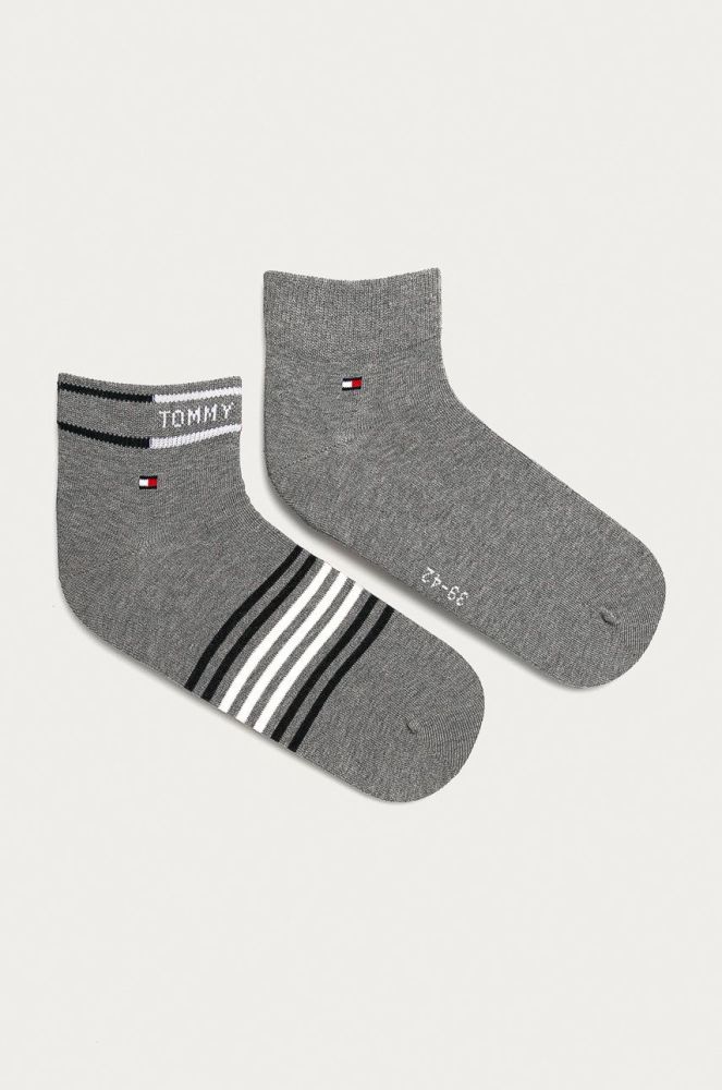Tommy Hilfiger - Шкарпетки (2-pack) колір сірий (1304623)