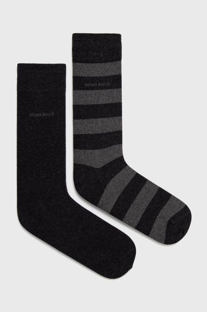 Шкарпетки Boss чоловічі колір сірий