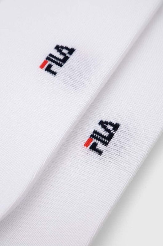 Шкарпетки Fila 3-pack колір білий фото 2