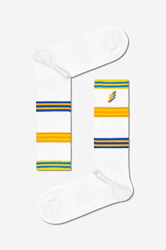 Шкарпетки Happy Socks колір білий (3357407)
