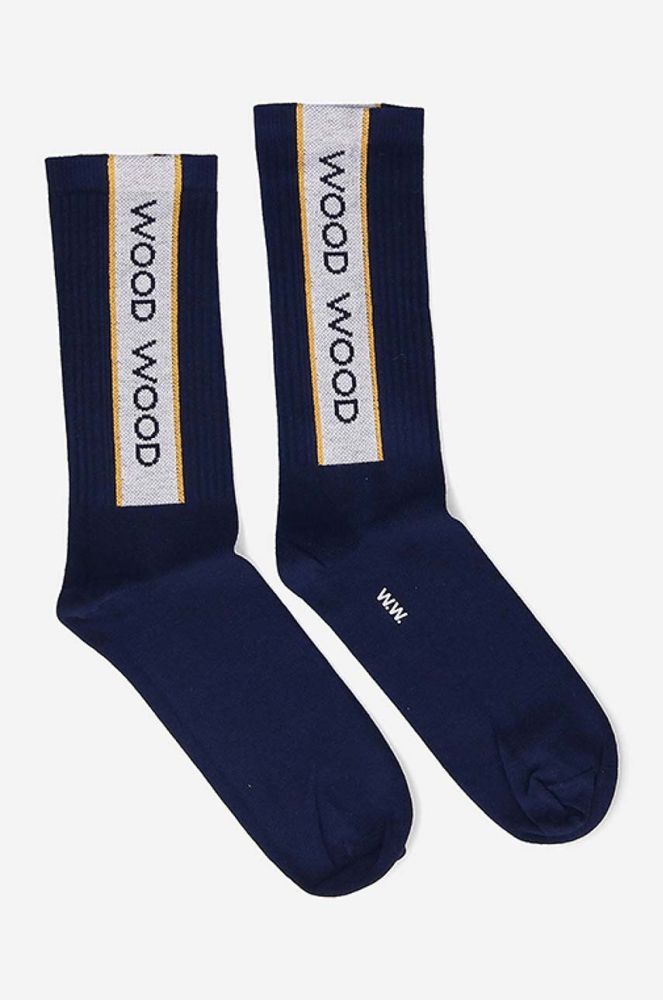 Шкарпетки Wood Wood Conor Logo Sport Socks колір синій 12149201.9517-WHITE
