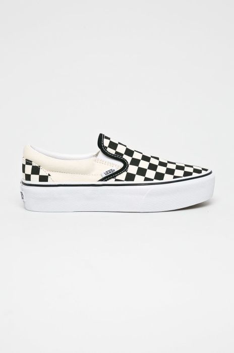 Vans - Кеди VN00018EBWW1-BLK/WHT колір бежевий