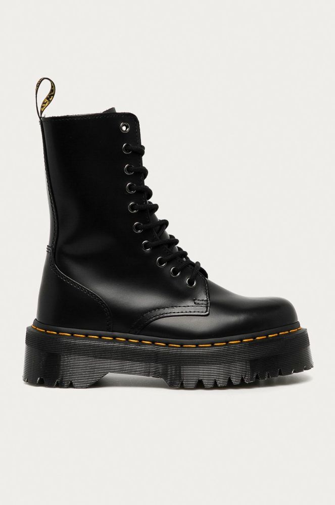 Dr. Martens - Шкіряні черевики Jadon Hi DM25565001.D.M.Jadon.Hi-BLACK колір чорний