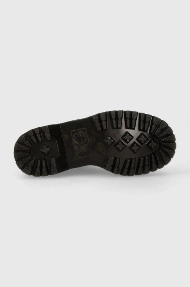 Шкіряні черевики Dr. Martens 25637001 Jadon Fl жіночі колір чорний на платформі утеплене фото 5