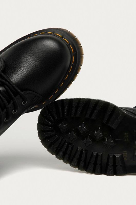 Шкіряні черевики Dr. Martens 25637001 Jadon Fl Jadon Fur Lined колір чорний фото 4