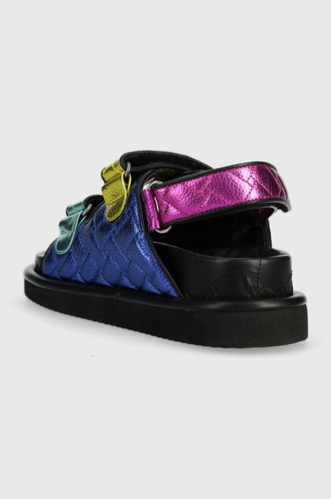 Шкіряні сандалі Kurt Geiger London Orson жіночі  3469669109 колір барвистий фото 3