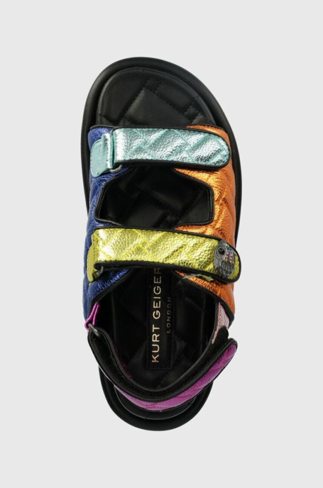 Шкіряні сандалі Kurt Geiger London Orson жіночі  3469669109 колір барвистий фото 4