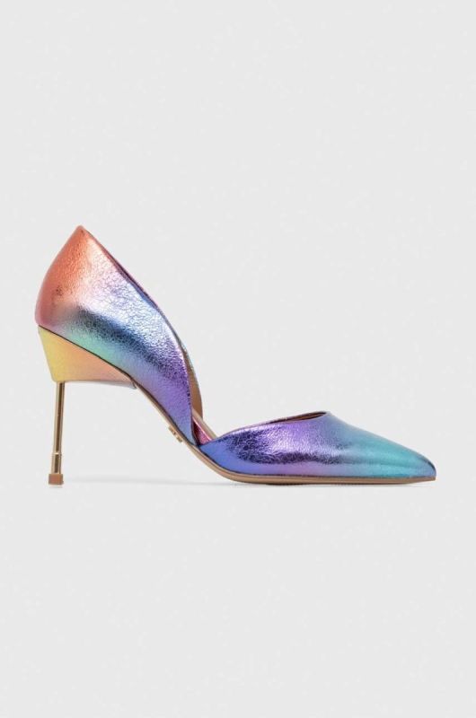 Шкіряні туфлі Kurt Geiger London Bond 90 7428769109 колір барвистий