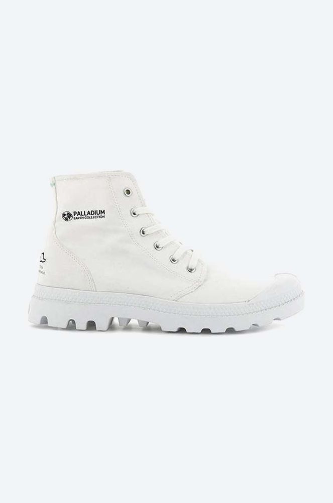 Кеди Palladium Pampa Hi Organic II Vegan жіночі колір білий