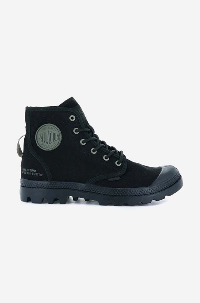 Кеди Palladium Pampa Hi Htg Supply жіночі колір чорний