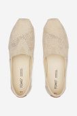 Еспадрилі Toms Alpargata 10019679 NATURAL жіночі колір бежевий