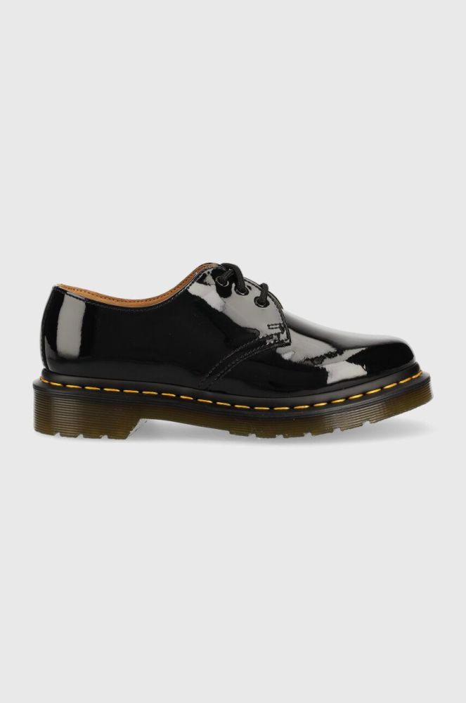 Туфлі Dr. Martens жіночі колір чорний на плоскому ходу (2972898)