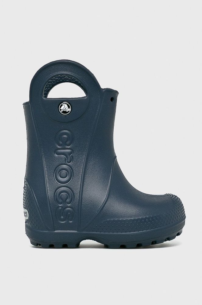 Crocs - Дитячі гумові чоботи колір темно-синій (207603)