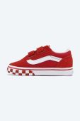 Дитячі кеди Vans Old Skool V колір червоний