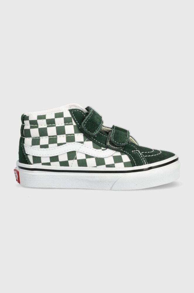 Дитячі кеди Vans UY SK8-Mid Reissue V VN00018TBD61 колір зелений