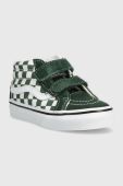 Дитячі кеди Vans UY SK8-Mid Reissue V VN00018TBD61 колір зелений