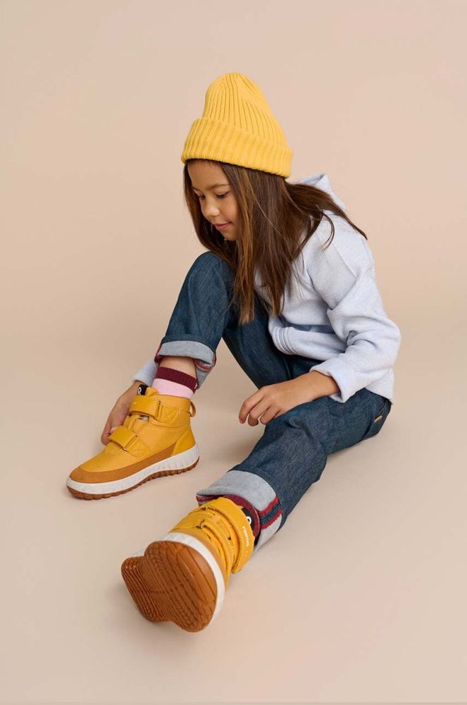 Дитячі туфлі Reima Patter 2.0 колір жовтий