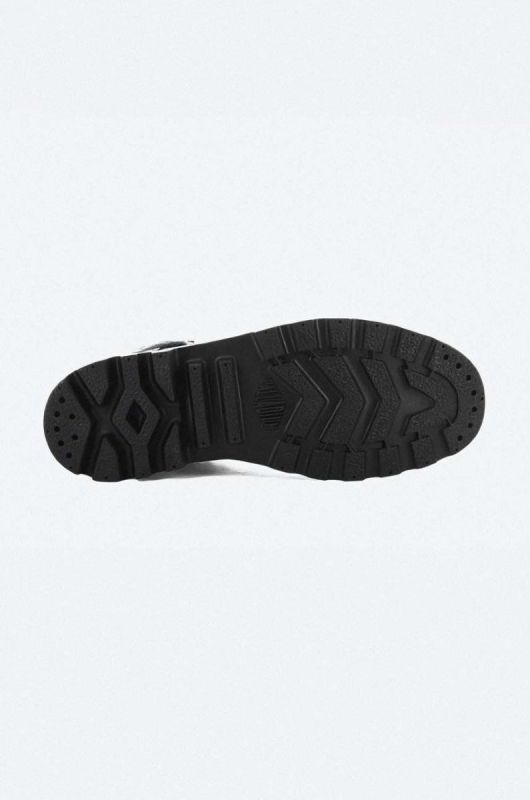 Черевики Palladium Pampa Shield Wp+ Lth чоловічі колір чорний фото 2