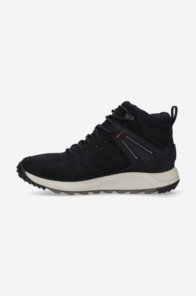 Черевики Merrell Wildwood Sneaker Boot Mid Wp чоловічі колір чорний фото 3