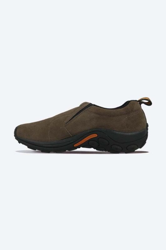Замшеві кросівки Merrell чоловічі колір коричневий фото 2