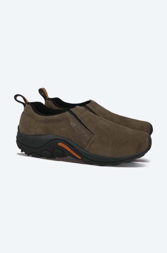 Замшеві кросівки Merrell чоловічі колір коричневий фото 4