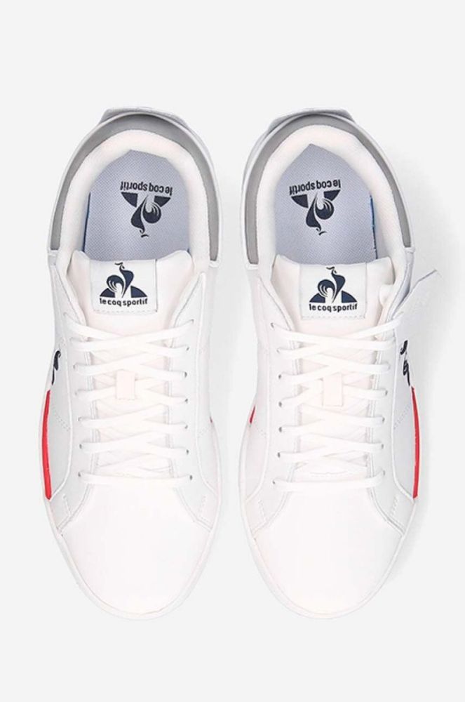 Шкіряні кросівки Le Coq Sportif колір білий 2220247-white фото 4