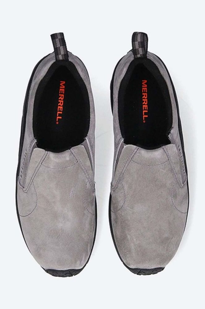Замшеві туфлі Merrell Buty Merrell Jungle Moc J71447 чоловічі колір сірий фото 4