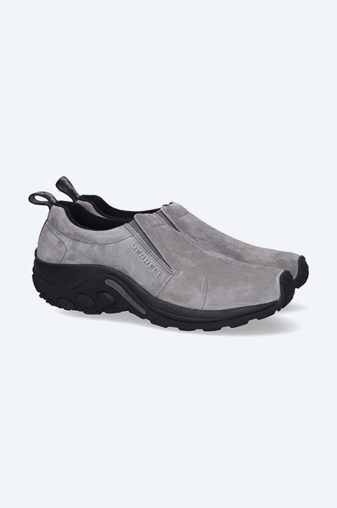 Замшеві туфлі Merrell Buty Merrell Jungle Moc J71447 чоловічі колір сірий фото 5