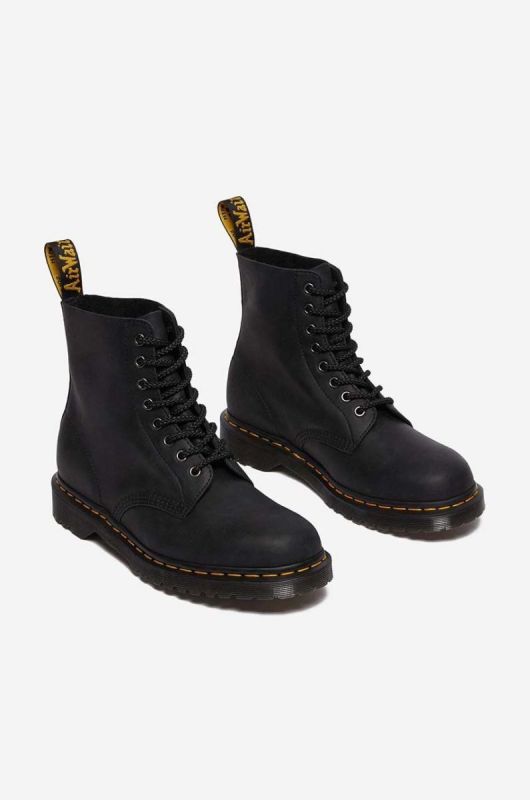 Шкіряні черевики Dr. Martens 1460 Pascal чоловічі колір чорний 30666001-BLACK фото 2