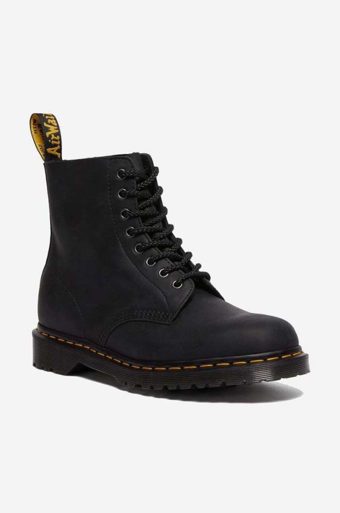 Шкіряні черевики Dr. Martens 1460 Pascal чоловічі колір чорний 30666001-BLACK фото 4