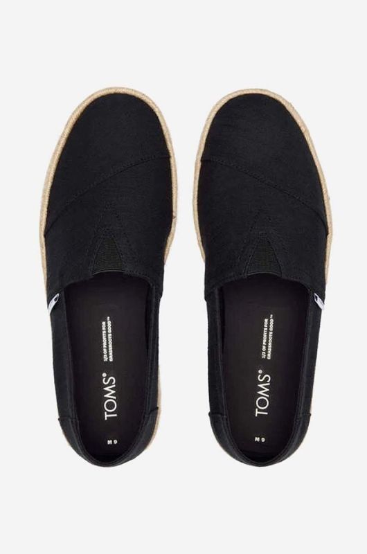 Еспадрилі Toms Alpargata Rope 2.0 10019875 BLACK колір чорний фото 2