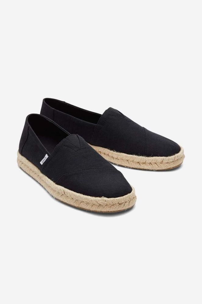 Еспадрилі Toms Alpargata Rope 2.0 10019875 BLACK колір чорний фото 5