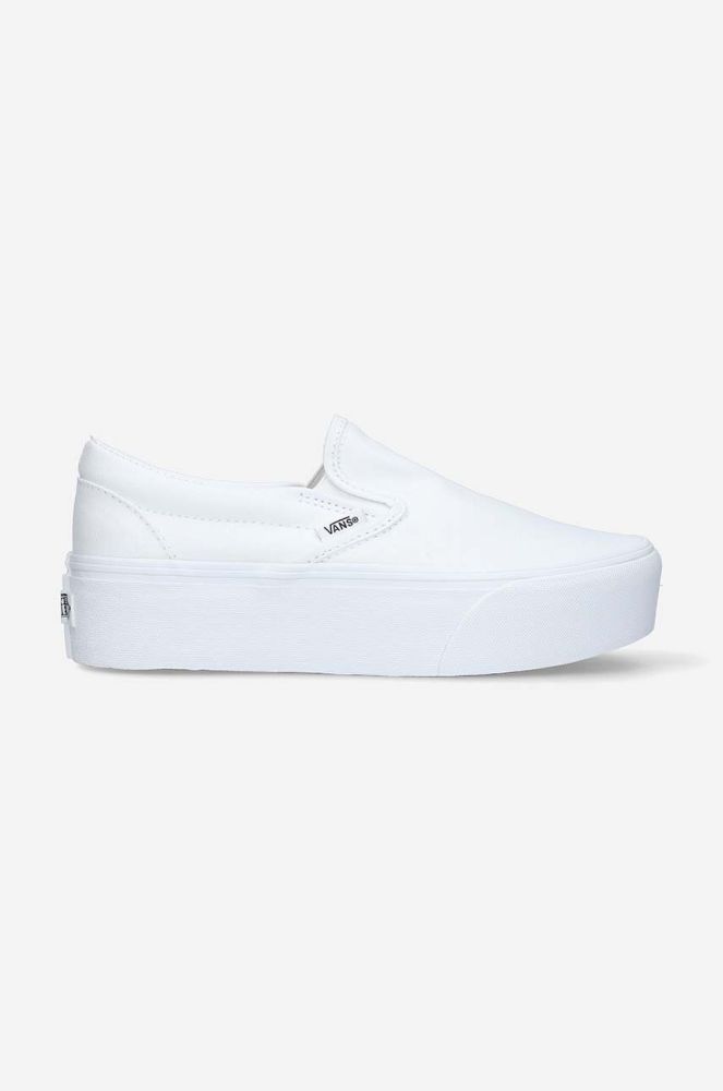 Кеди Vans Classic Slip-On Stackf V колір білий VN0A7Q5RW00-white