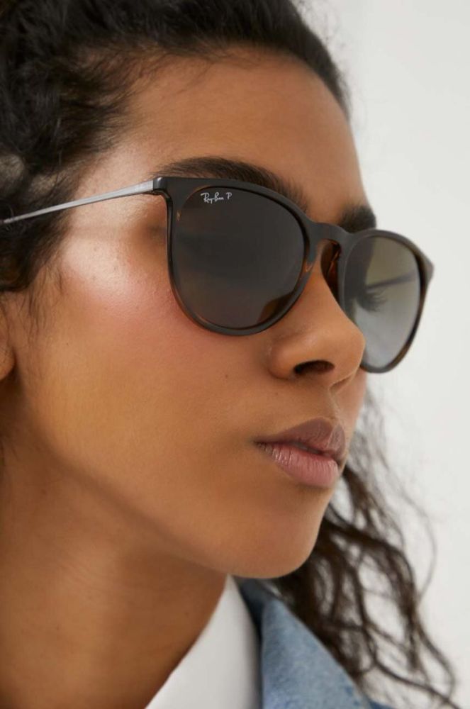 Ray-Ban - Окуляри Erika колір коричневий (910781) фото 5