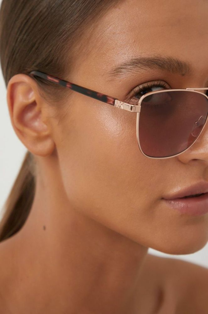 Сонцезахисні окуляри MICHAEL Michael Kors жіночі колір золотий (1844432) фото 6