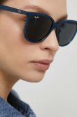 Сонцезахисні окуляри Ray-Ban жіночі колір синій