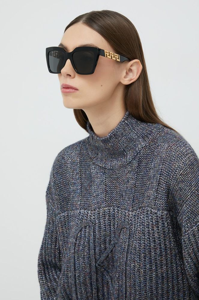 Сонцезахисні окуляри Versace жіночі колір чорний (2236679)