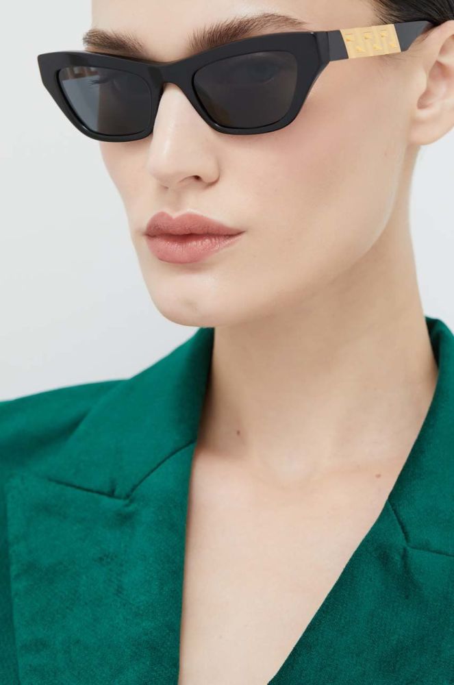 Сонцезахисні окуляри Versace жіночі колір чорний (2231564)