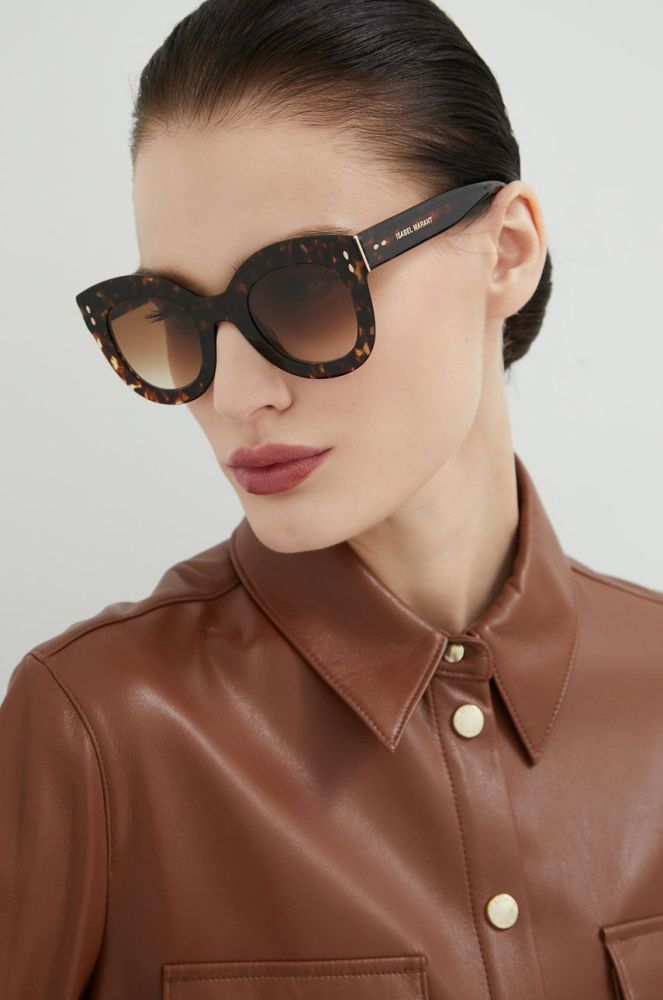 Сонцезахисні окуляри Isabel Marant жіночі колір коричневий (2638246)